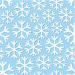 Seamless background with snowflakes. Vector illustration