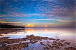 Amazing landscape view from a beach of south Sumatra