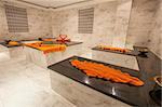 Large turkish hammam bath in luxury health spa