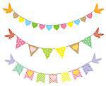 vector backgrond with bunting