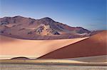 View of giant sand dunes, Sossusvlei National Park, Namibia