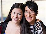 Portrait of two seamstresses in workshop