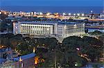 The neighbourhood of Recoleta in Buenos Aires. In the centre the University of Buenos Aires, the law faculty.