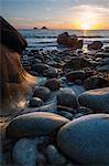 Rocky beach at Porth Naven, Land's End,Cornwall, England