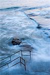 Tidal outdoor swimming pool, Bude, Cornwall, England