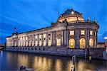 The Bode Museum on the Museum's Island in the centre of Berlin. The River Spree in the foreground.