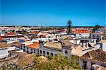 View from castle over Tavira, Algarve, Portugal