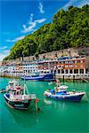 The old port of Donostia San Sebastian, Gipuzkoa, Basque Country, Spain