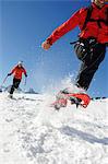 Snowshoeeing, Saanenland, Gstaad, Westalpen,  Bernese Oberland, Switzerland MR