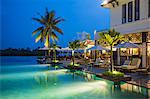 Swimming pool at Hoi An Beach Resort, Cua Dai beach, Hoi An, Quang Ham, Vietnam