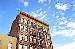 Apartment block, Brooklyn, New York, USA