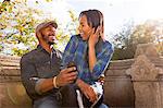 Happy couple, Central Park, New York, USA