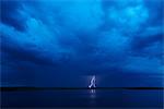 Lightning storm, Saskatchewan, Canada