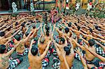 Performance of the Balinese Kecak dance, Ubud, Bali, Indonesia, Southeast Asia, Asia