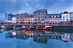 Summer evening at The Barbican, Plymouth, Devon, England, United Kingdom, Europe