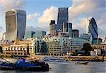 Buildings in the Financial district of the City of London, London, England, United Kingdom, Europe