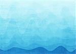 Abstract blue gradient wave background