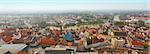 panoramic view from Ulm Munster church, Germany