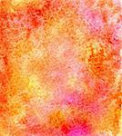 Abstract orange watercolor texture as grunge background.