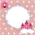 Princess Abstract  Background Vector Illustration. EPS10