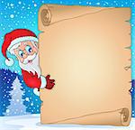 Christmas topic parchment 3 - eps10 vector illustration.