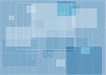 Abstract hi-tech background with squares. Vector design