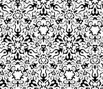 Vector seamless kaleidoscope pattern for your backdrop