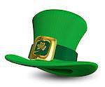 Illustration a green St. Patrick's Day hat