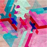 bright multicolored background graphic of geometric shapes
