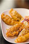 Fried Dumplings Chinese Style Cuisine