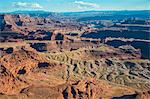 View over the canyonlands and the Colorado River from the Dead Horse State Park, Utah, United States of America, North America