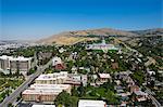 View over the Utah State Capitol and Salt Lake City, Utah, United States of America, North America