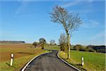 Winding Country Road, Freiensteinau, Vogelsbergkreis, Hesse, Germany