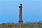 Norderney Lighthouse at Dusk, Norderney, East Frisia Island, North Sea, Lower Saxony, Germany