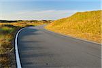 Winding Road in Summer, Norderney, East Frisia Island, North Sea, Lower Saxony, Germany