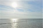 North Sea with Sun in Summer, Norderney, East Frisia Island, North Sea, Lower Saxony, Germany