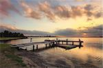 Sunset at Squids Ink Jetty, Belmont on Lake Macquarie.