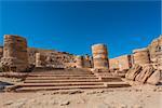 roman temple in Nabatean Petra Jordan middle east