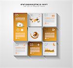 Modern UI Flat style infographic layout for data display, statistic visualization, reports, custom rankings, seo performance data and so on.