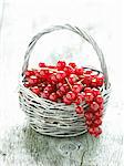 Redcurrants in a basket