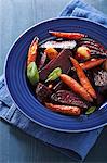 Oven-roasted beetroot and carrots with sage and garlic