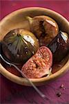 Poached figs with Szechuan pepper
