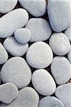 Close-up of Smooth Round Stones, Biarritz, Aquitaine, France