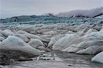 Huge glacier in Hornsund, Svalbard, Arctic, Norway, Scandinavia, Europe