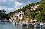 The beautiful little bay of Cala Figuera with little fishing boats, Mallorca, Balearic Islands, Spain, Mediterranean, Europe
