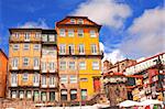 Houses in old part of Ribeira, Porto, Portugal