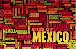 Mexico as a Country Abstract Art Concept