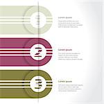 Cool new infographic design set with gradation