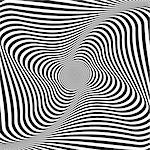 Illusion of rotation movement. Abstract op art background. Vector art.