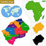 Administrative division of the Kingdom of Lesotho